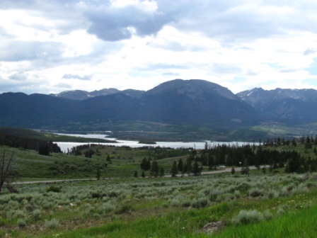 Lake Dillon, Colorado from the highway between Prospector and Lowry campgrounds