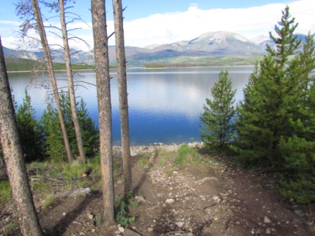 Lake Dillon from Prospector Campground