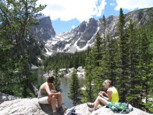 Rocky Mountain National Park, lake off of Bear Lake Trailhead