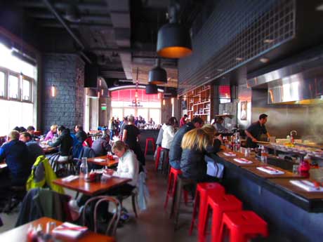 Vietnamese food and beer at Bia Hoi