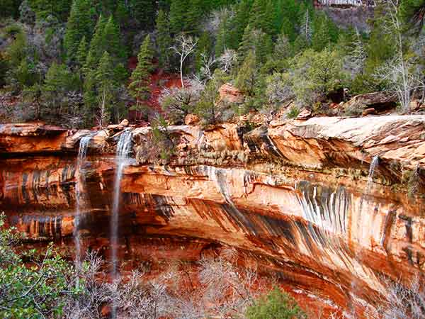 Falls at Zion National Park, Utah